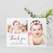 Stylish Minimalist 2 Photo Nouveau Merci bébé (Debout devant)