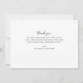 Stylish Minimalist 2 Photo Nouveau Merci bébé (Dos)