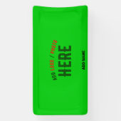 STYLISH MODERN CUSTOM LIME GREEN VERIFIED BRANDED SPANDOEK (Verticaal)