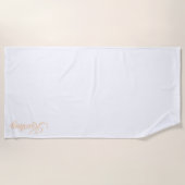 STYLISH MODERN CUSTOM NAME BRIDE BACHELOR PARTY STRANDLAKEN (Voorkant)