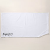 STYLISH MODERN CUSTOM NAME BRIDE BACHELOR PARTY  STRANDLAKEN (Voorkant)