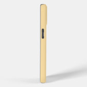 STYLISH MODERN CUSTOM NAME SOLID BEIGE COLOUR Case-Mate iPhone CASE (Achterkant / Rechts)