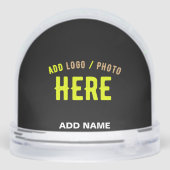 STYLISH MODERN CUSTOMIZABLE BLACK VERIFIED BRANDED SNEEUWBOL (Achterkant)