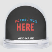 STYLISH MODERN CUSTOMIZABLE BLACK VERIFIED BRANDED SNEEUWBOL (Achterkant)