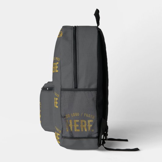 STYLISH MODERN CUSTOMIZABLE GREY VERIFIED BRANDED BEDRUKTE RUGZAK (Rechts)