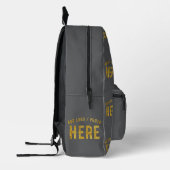 STYLISH MODERN CUSTOMIZABLE GREY VERIFIED BRANDED BEDRUKTE RUGZAK (Links)