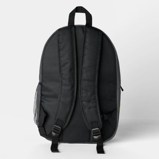 STYLISH MODERN CUSTOMIZABLE GREY VERIFIED BRANDED BEDRUKTE RUGZAK (Achterkant)