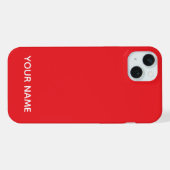 STYLISH MODERN CUSTOMIZED NAME RED COLOUR (Verso Horizontal)