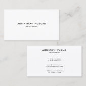 Stylish Modern Minimal Template Contact With Us Visitekaartje (Voorkant / Achterkant)