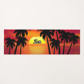 Stylish Modern Minimalist Zen Yogamat (Voorkant (horizontaal))