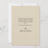 Stylish Modern Photo Wedding Save the Date (Dos)