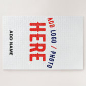 STYLISH MODERN WHITE VERIFIEERDE BRAND LEGPUZZEL (Horizontaal)