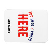 STYLISH MODERN  WHITE VERIFIEERDE BRAND MAGNEET (Horizontaal)