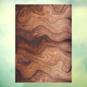 Stylish Modern Wooden Carpentry Background Raamsticker (Vel 3)