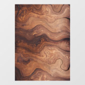 Stylish Modern Wooden Carpentry Background Raamsticker (Vel)