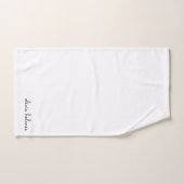 Stylish monogram | Minimaliste moderne (Serviette à main)