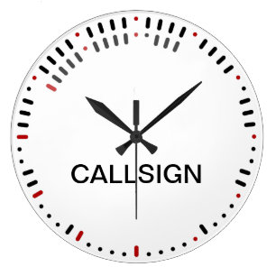 Stylish Morse Code Clock Grote Klok