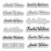 Stylish Name Sticker (Devant)