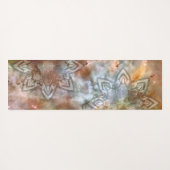 Stylish Nebula Mandala Lotus Yogamat (Achterkant (horizontaal))