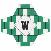 Stylish NIGERIA FLAG Monogram Voetbal (Enkel)