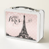 Stylish Paris Eiffel Tower Add Name (Achterkant)