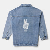 Stylish Peace Hope Love Faith Nom Moderne (Verso)