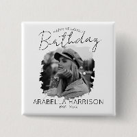 Stylish Photo Birthday Memorial
