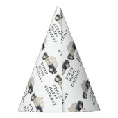 Stylish Police Kids Birthday Feesthoedjes (Achterkant)