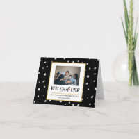 Stylish PolkaDots and Gold Lijst Photo Fathers Day