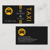 Stylish Professional Yellow Lines Visitekaartje (Voorkant / Achterkant)