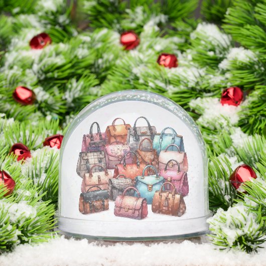 Stylish Purses Snow Globe Chic   (Noël)