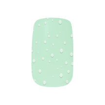 Stylish Raindrop Pattern Creative Minx Nail Art