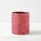 Stylish Red Polygon Art Cup for Home & Office Gift Mok (Midden)