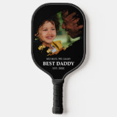 Stylish Scratched Effect Photo | Gepersonaliseerd Pickleball Paddle (Achterkant)