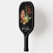 Stylish Scratched Effect Photo | Gepersonaliseerd Pickleball Paddle (Links)