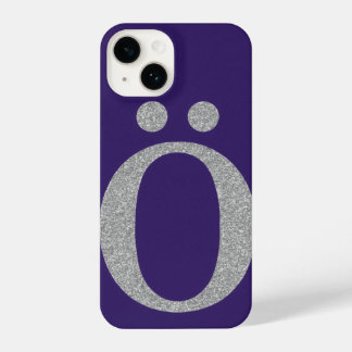 Stylish, sparkly purple phone case. iPhone 14 Hoesje