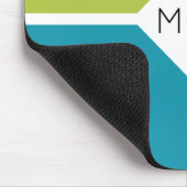 Stylish Summer Colors Monogram Muismat (Hoek)