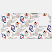 Stylish Swirls and Curbs Abstract Pattern Case-Mate iPhone Case (Achterkant (horizontaal))