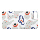 Stylish Swirls and Curbs Abstract Pattern Case-Mate iPhone Case (Achterkant (Horizontaal))