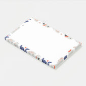 Stylish Swirls and Curbs Abstract Pattern Post-it® Notes (Schuin)