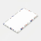 Stylish Swirls and Curbs Abstract Pattern Post-it® Notes (Schuin)