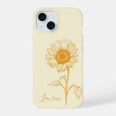Stylish tendance Cute Sunflower Botanique (Verso)