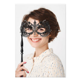 Stylish Trendy Portrait Foto Afdruk