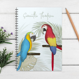 Stylish Tropical Birds Calligraphy tendance