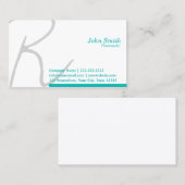 Stylish Typography Pharmacist Medical Visitekaartje (Voorkant / Achterkant)