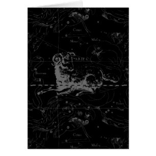 Stylish Vintage Aries Constellation by Hevelius