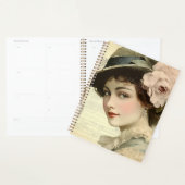 stylish vintage young lady (Devant avec enveloppe)
