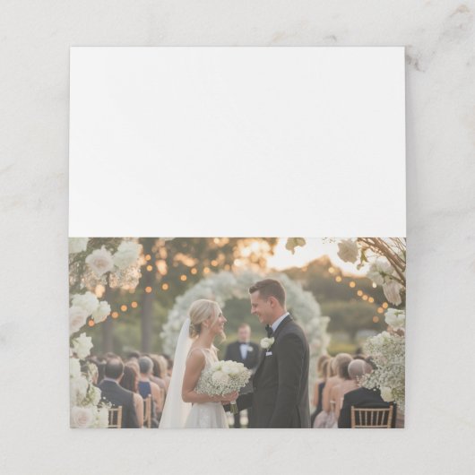 stylish wedding invitation and wedding celebration (Extérieur déplié)