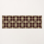Stylish Windowpane Geometric design Yoga Mat (Achterkant (horizontaal))