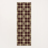Stylish Windowpane Geometric design Yoga Mat (Achterkant)
